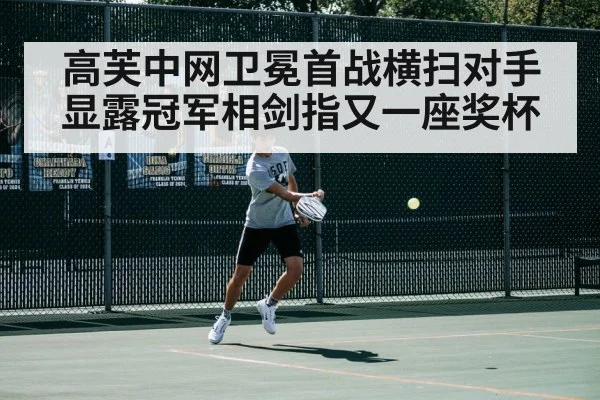 tennis court action shot